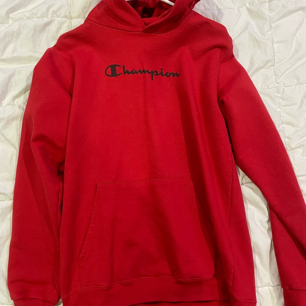 Youth Red Champion Hoodie